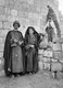 Palestine: The Sheikh of Ramallah with his wife, c. 1910